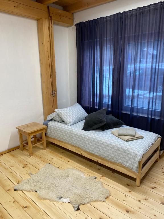 Postel nebo postele na pokoji v ubytování Apartma Confine