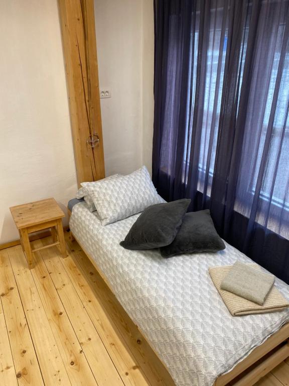 Postel nebo postele na pokoji v ubytování Apartma Confine