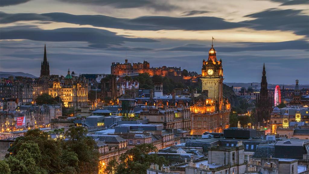 Nespecifikovaný výhled na destinaci Edinburgh nebo výhled na město při pohledu z ubytování v soukromí