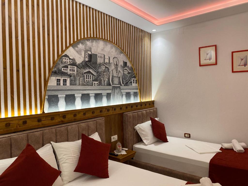 Voodi või voodid majutusasutuse Guest House Juald toas