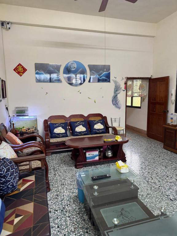 Posezení v ubytování Ya Yuan Homestay