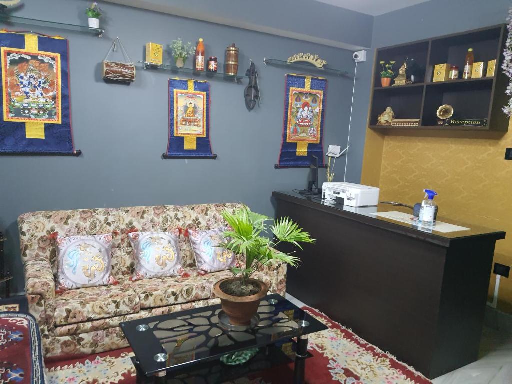 Posezení v ubytování Chunni homestay