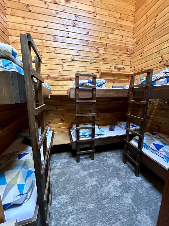 Postel nebo postele na pokoji v ubytování Porters Lodge