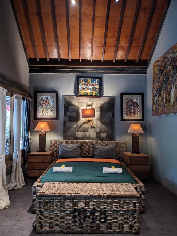 Posezení v ubytování Astuti Gallery Homestay