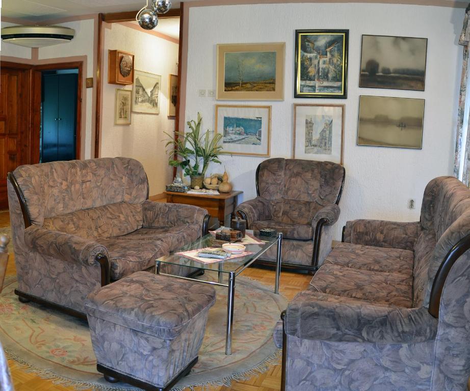 Posezení v ubytování Apartment Relax