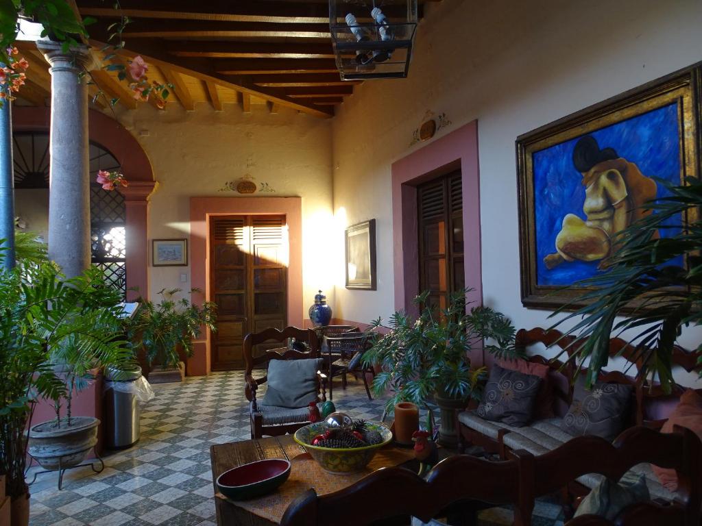 Posezení v ubytování Santa Elena Hotel Boutique