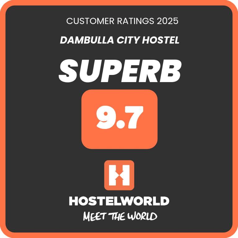 Certifikát, hodnocení, plakát nebo jiný dokument vystavený v ubytování Dambulla City Hostel