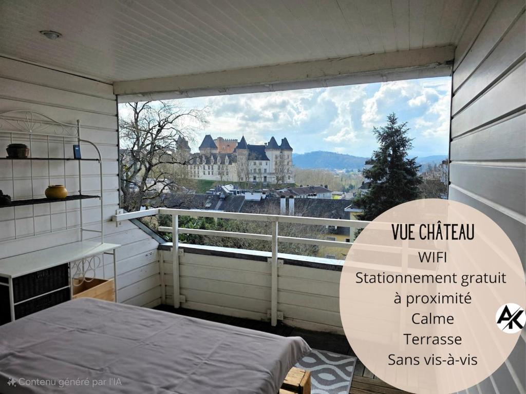 Photo de la galerie de l'établissement Vue château - terrasse - proximité centre, à Pau