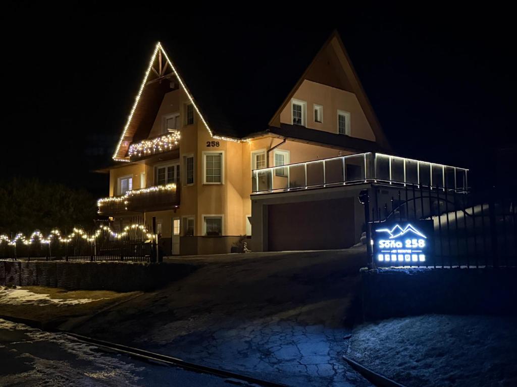 Budova, kde se penzion nachází