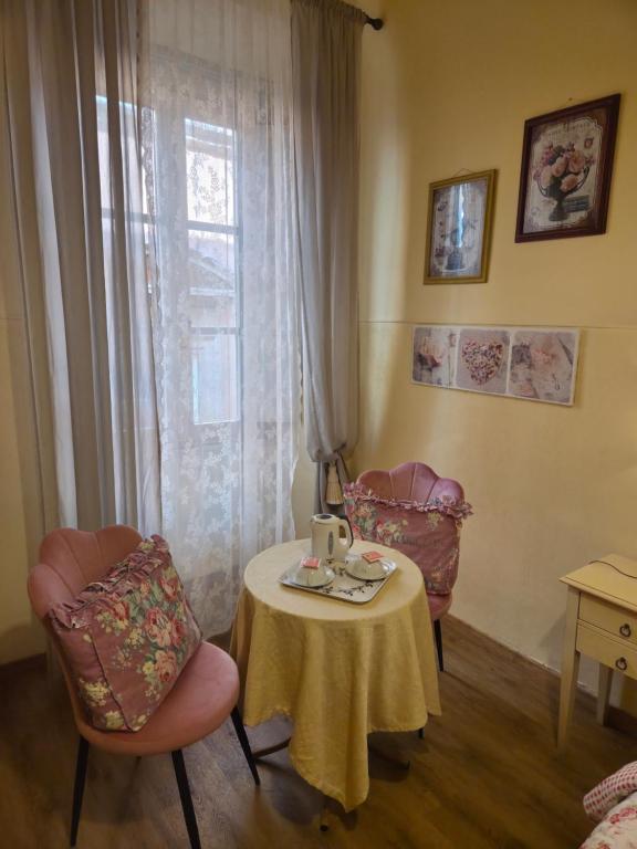 Posezení v ubytování Albergo Etruria