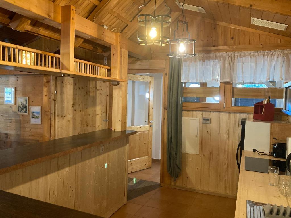 Kuchyň nebo kuchyňský kout v ubytování Ferienwohnung Schreiner Innblick