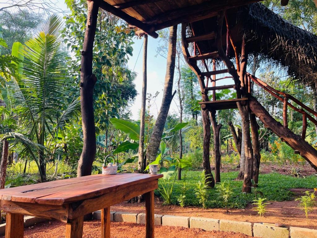 Zahrada ubytování Green land tree house sigiriya