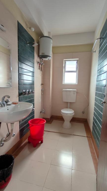 Koupelna v ubytování HOTEL NILADRII GALAXY
