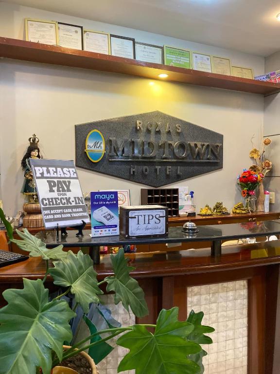 Certifikát, hodnocení, plakát nebo jiný dokument vystavený v ubytování Roxas Midtown Hotel