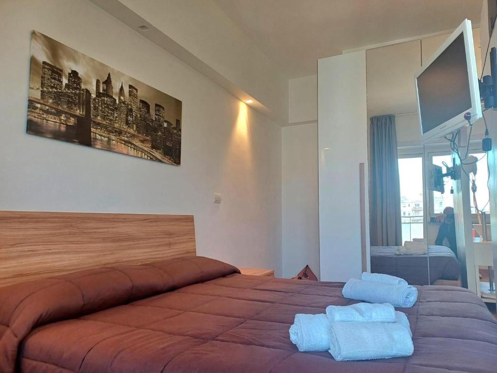 Postel nebo postele na pokoji v ubytování Trastevere B&D Rooms