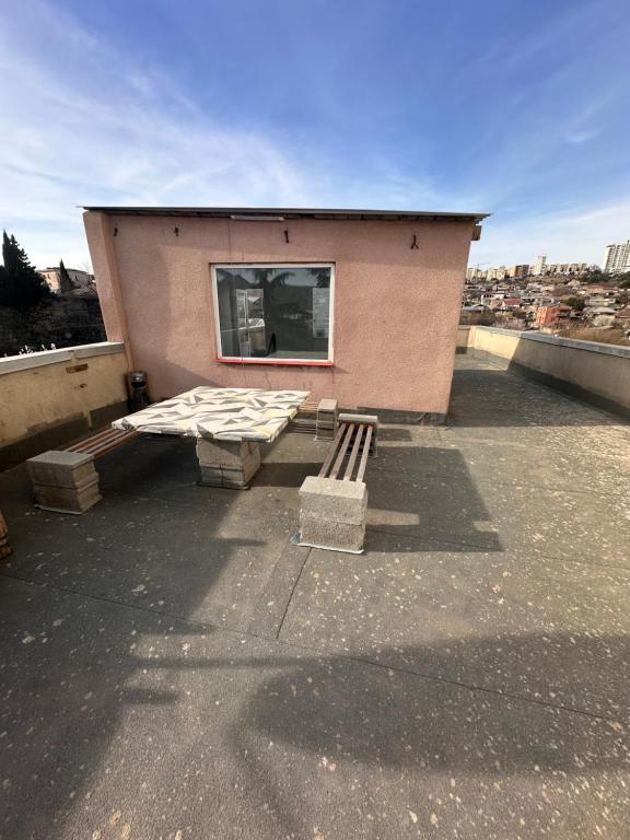 Balkón nebo terasa v ubytování Glori
