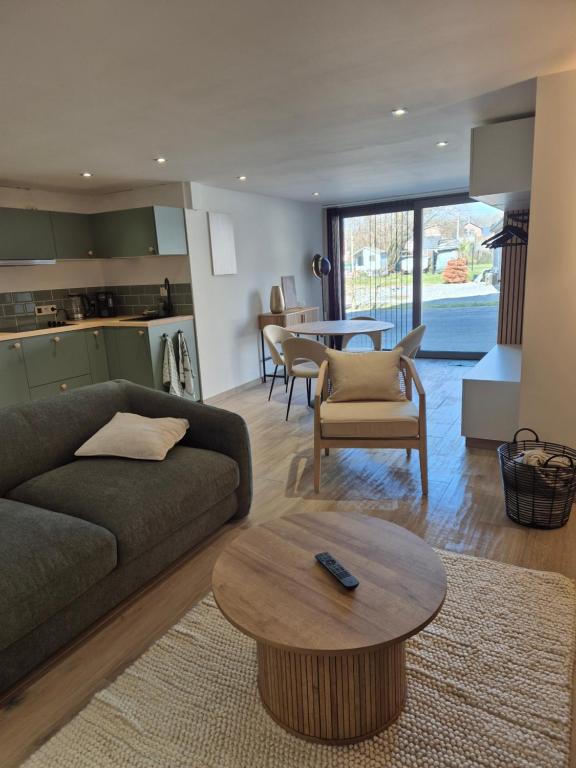 Posezení v ubytování Le Cosy Bu