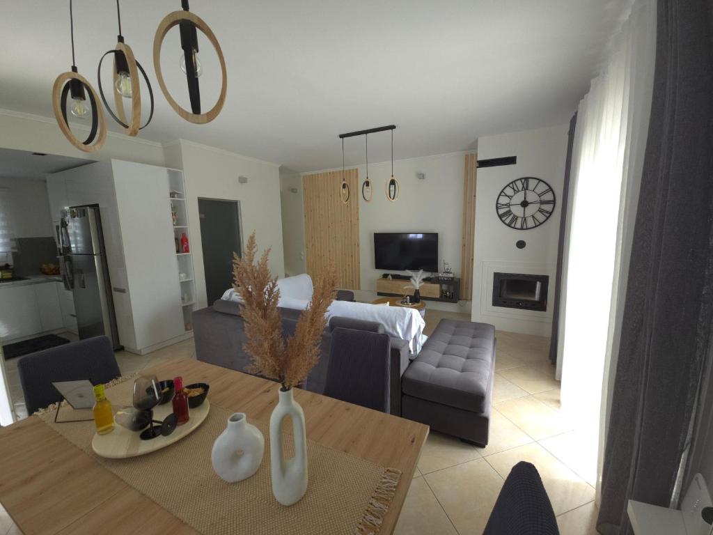 Kuchyň nebo kuchyňský kout v ubytování Villa Theo Corfu