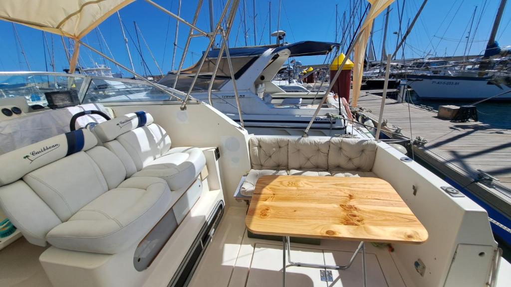 Posezení v ubytování Beatrix boat