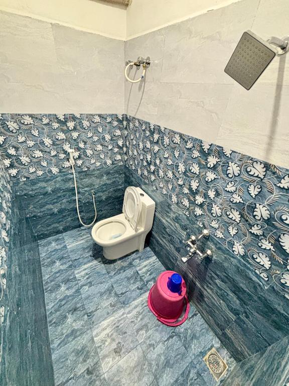 Koupelna v ubytování Le Oasis Auro'ra