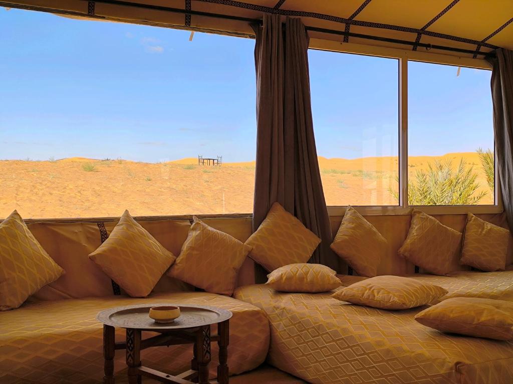 Posezení v ubytování Luxury Bega Camp