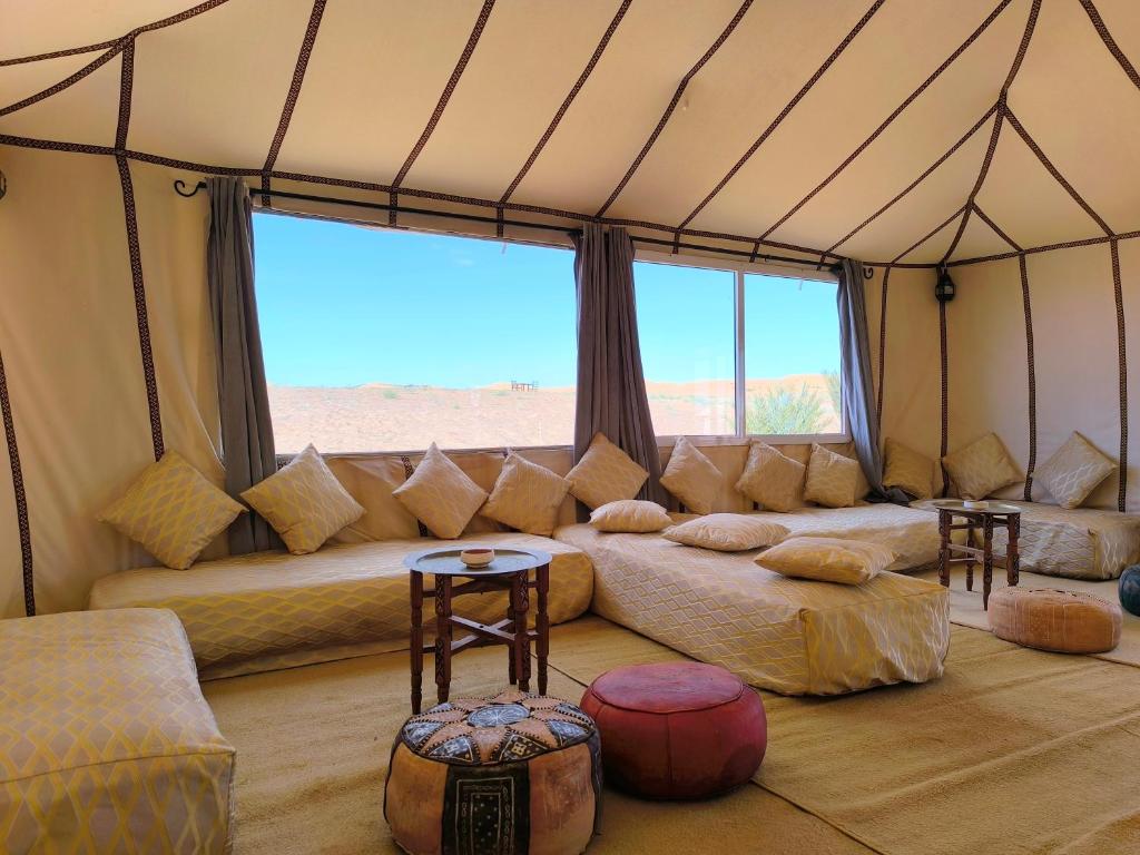 Posezení v ubytování Luxury Bega Camp
