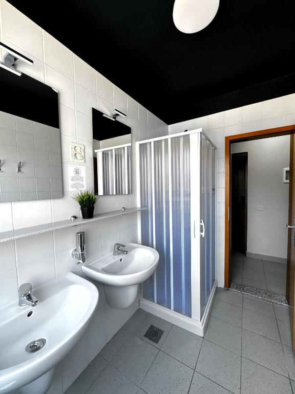 Koupelna v ubytování Premium B&B Nova Gorica