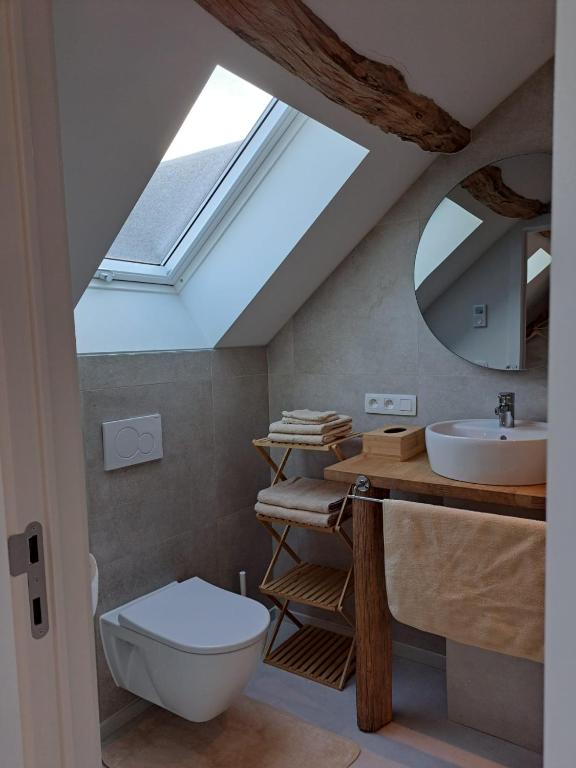 Koupelna v ubytování Hoeve BôThé - B&B