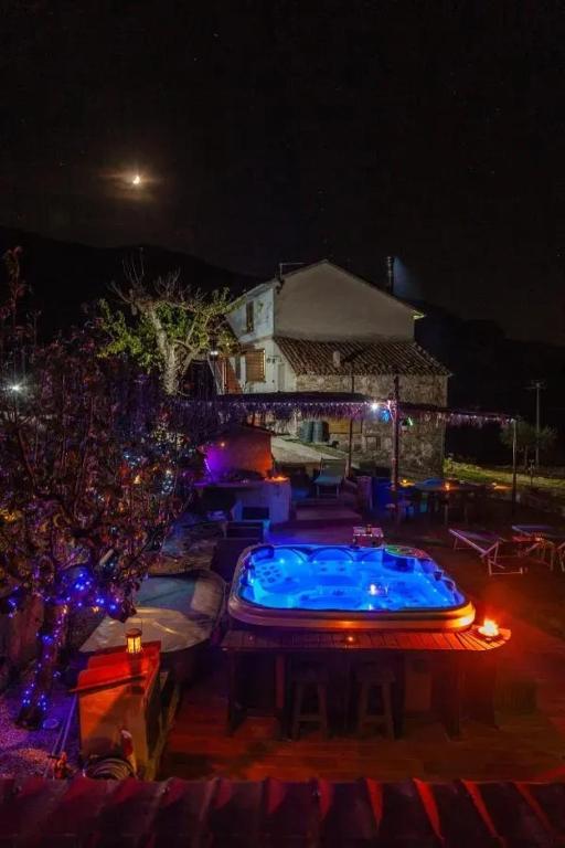 The swimming pool at or close to Charming House in Laurino with Mountain View