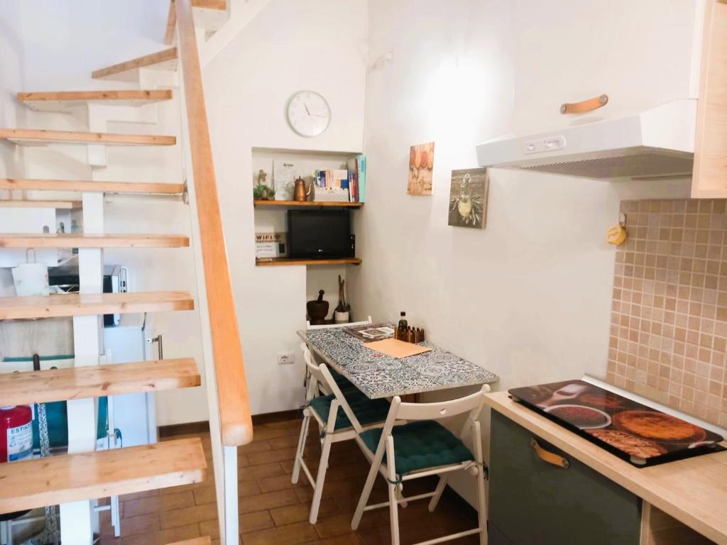 Kuchyň nebo kuchyňský kout v ubytování Appartamento Palma