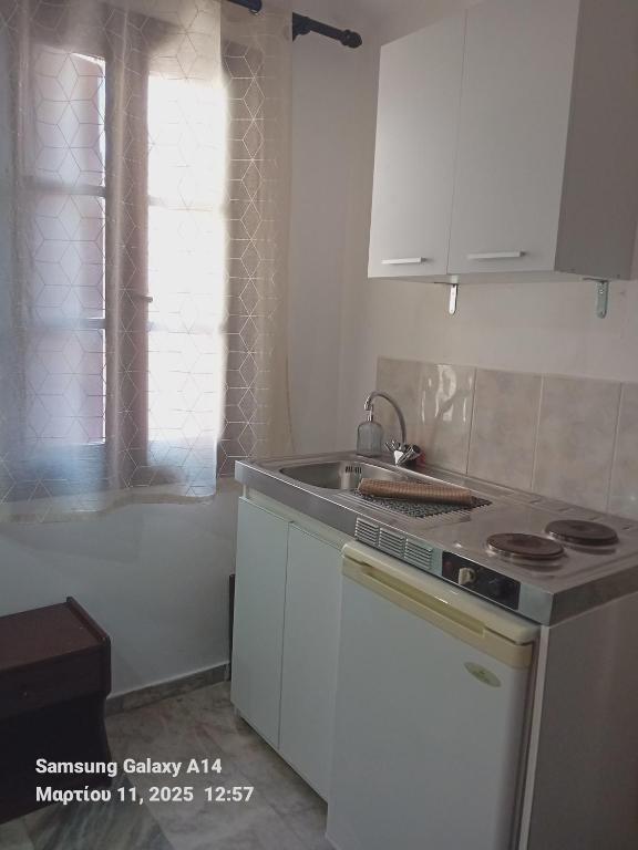 Kuchyň nebo kuchyňský kout v ubytování Giorgos House