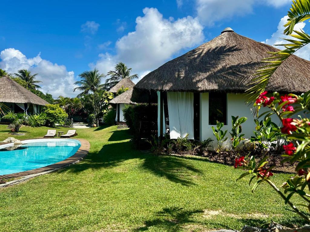 Bassein majutusasutuses Pousada Duna Paraiso Maceió või selle lähedal