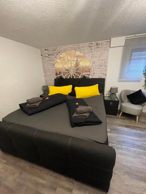 Postel nebo postele na pokoji v ubytování Gästehaus Sylvie