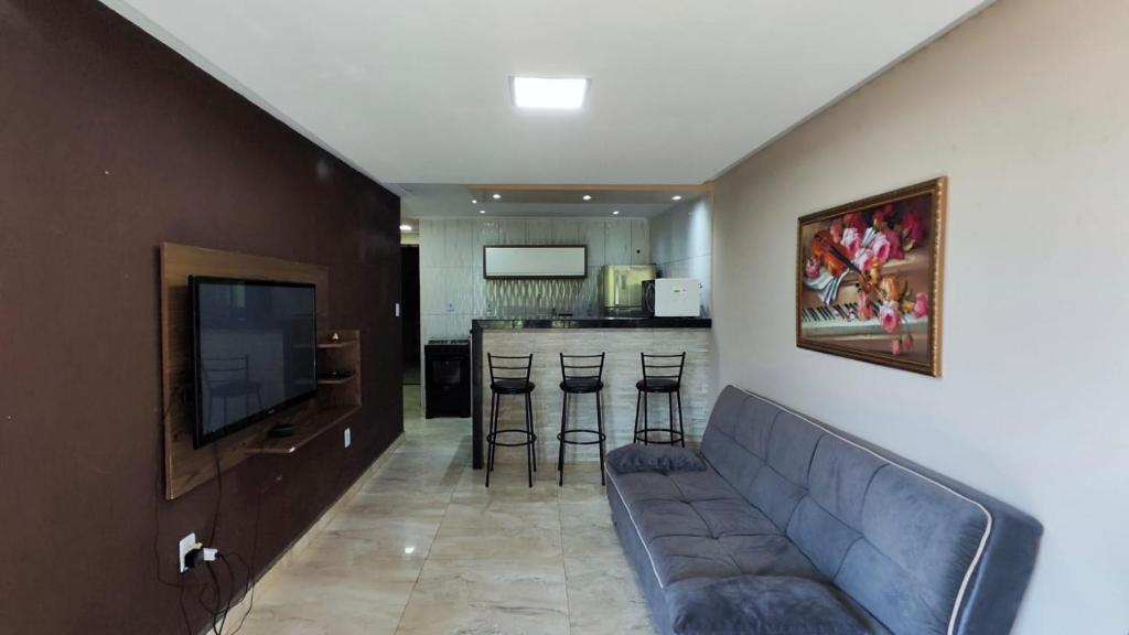 Η κουζίνα ή μικρή κουζίνα στο Casa com 2 banheiros, 3 Quartos e Churrasqueira