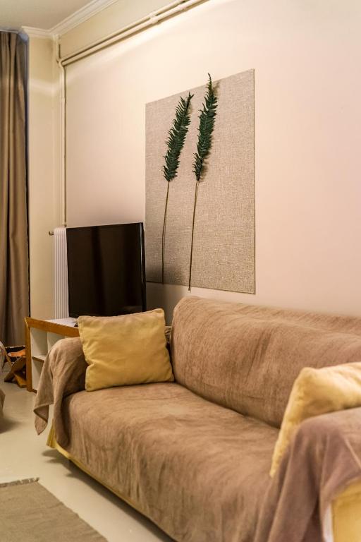 A seating area at Zacharitsa APT at Acropolis up 4 guests by LODGESPOT