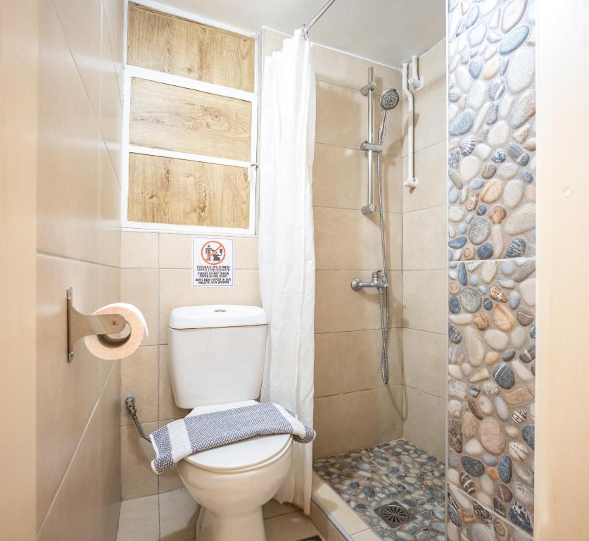 A bathroom at Zacharitsa APT at Acropolis up 4 guests by LODGESPOT