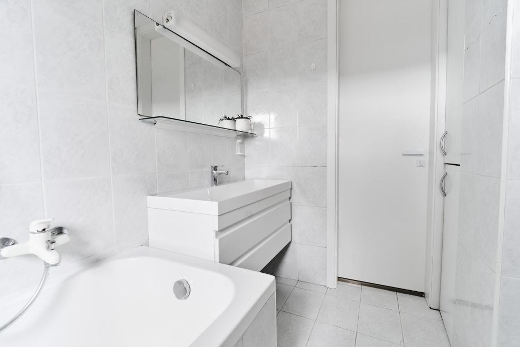 Koupelna v ubytování Matic Spacious Modern Apartment