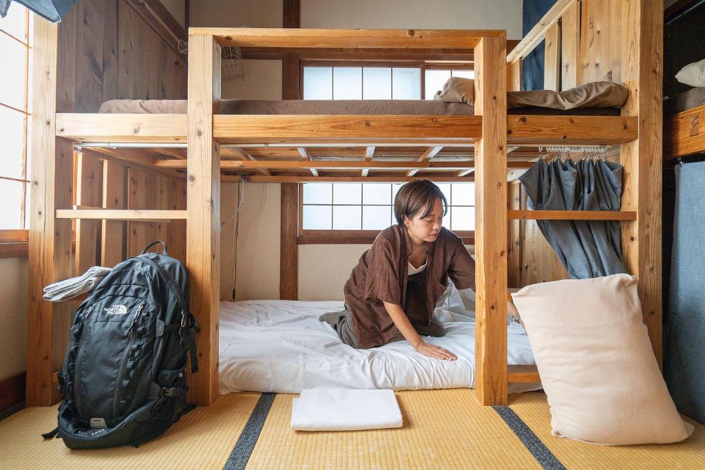 Postel nebo postele na pokoji v ubytování 1166 Backpackers