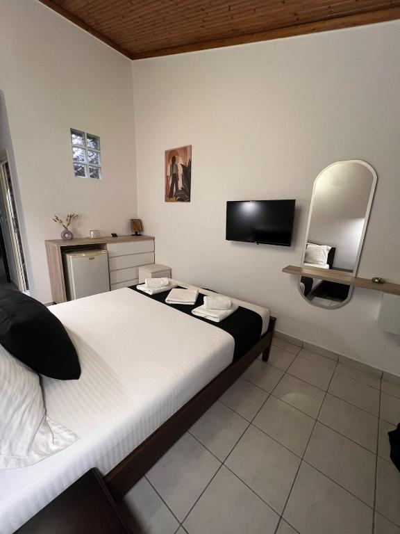 TV a/nebo společenská místnost v ubytování jericho rooms