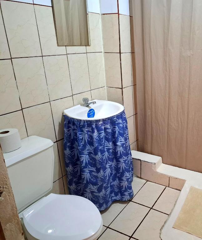Koupelna v ubytování Hostel del Pacífico