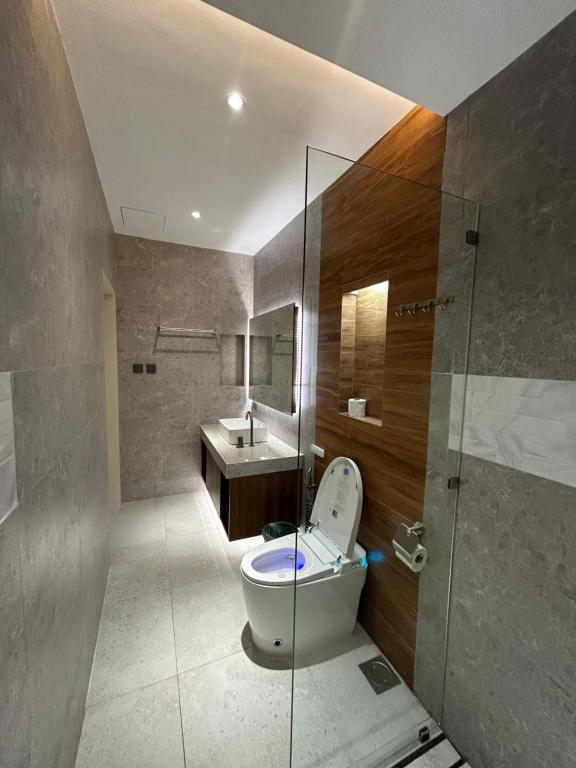 Koupelna v ubytování DM Residente Hotel Inns & Villas