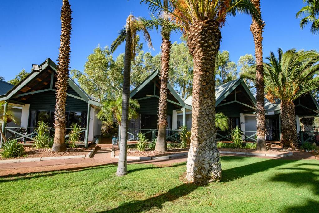 Zahrada ubytování Desert Palms Alice Springs