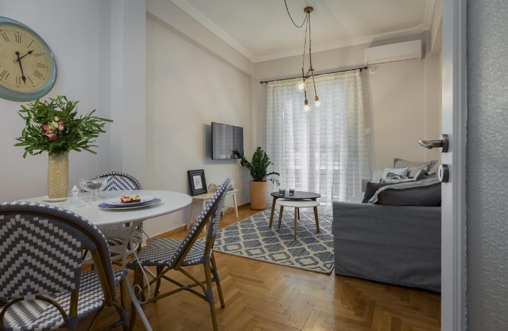 A television and/or entertainment centre at Absolute Athens Apartments