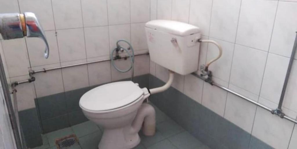 Koupelna v ubytování Dung Fang Hotel