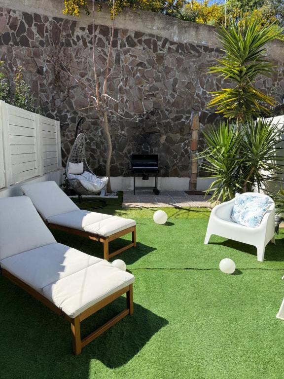 A seating area at Casa vacanza Ferrara IUN P5547