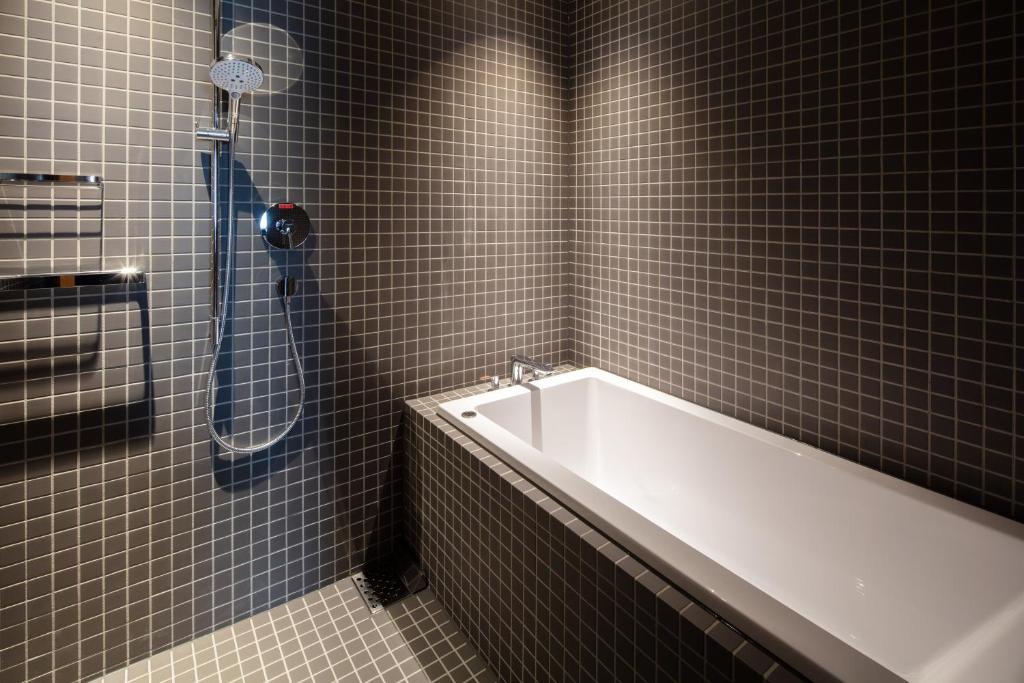 Koupelna v ubytování HOTEL AO Kanazawa