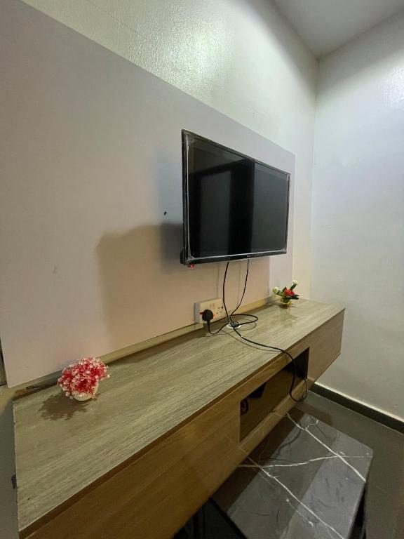 TV a/nebo společenská místnost v ubytování Apartment 1A
