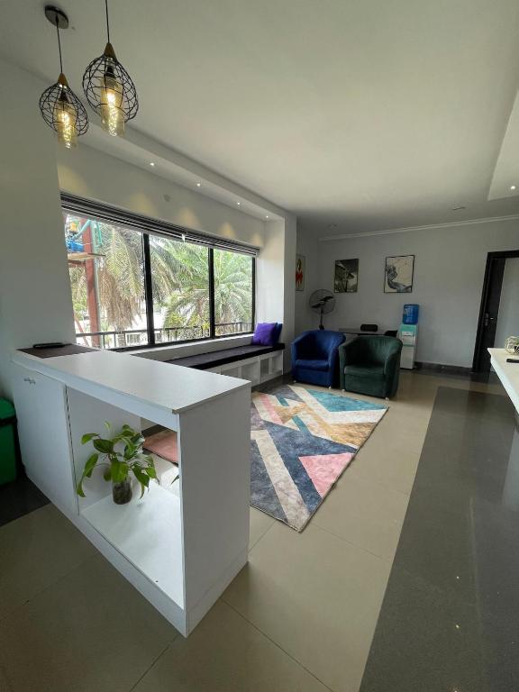 Posezení v ubytování Apartment 1A