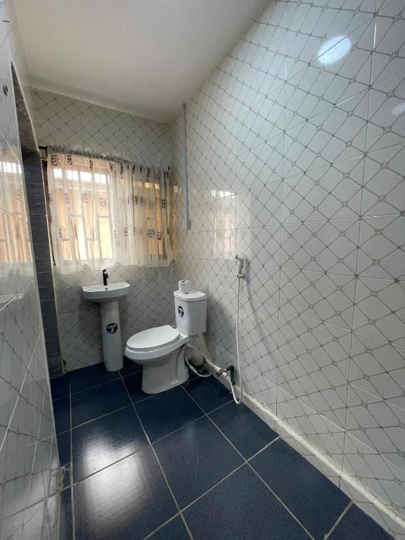 Koupelna v ubytování Apartment 1A