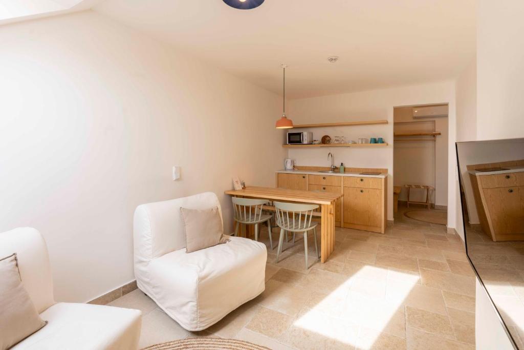 Kuchyň nebo kuchyňský kout v ubytování Hotel Lechowitz